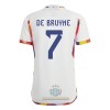 Maglia ufficiale Belgio De Bruyne 7 Trasferta Mondiali 2022 per Uomo